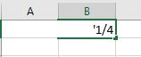 set text with apostrophe in excel